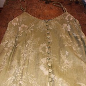 BCBGirls Natural Green Dress